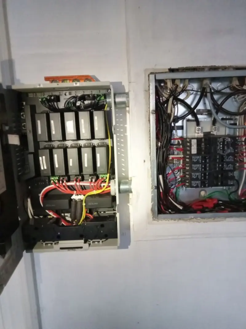 Electrical panel upgrade completed for Commercial Electrician Services in Apex